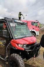 Abgebildet ist ein Quad des Bevölkerungsschutzes des Oberbergischen Kreises