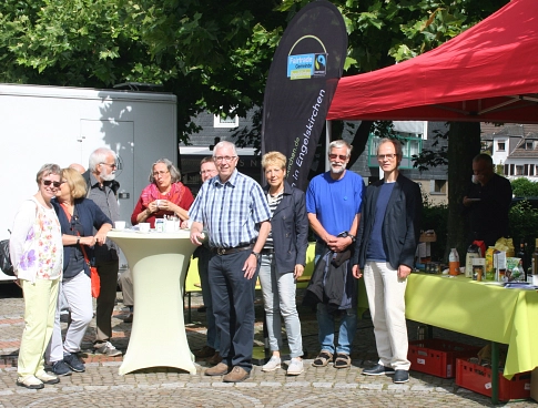 Faire Kaffeepause auf dem Wochenmarkt&nbsp;&copy;&nbsp;Gemeinde Engelskirchen